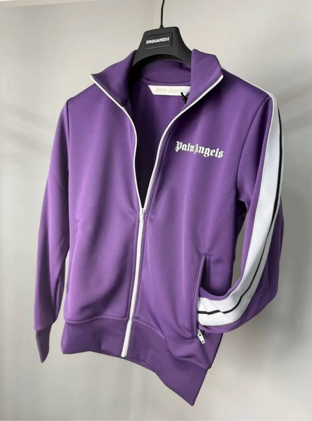 Felpa viola Palm Angels