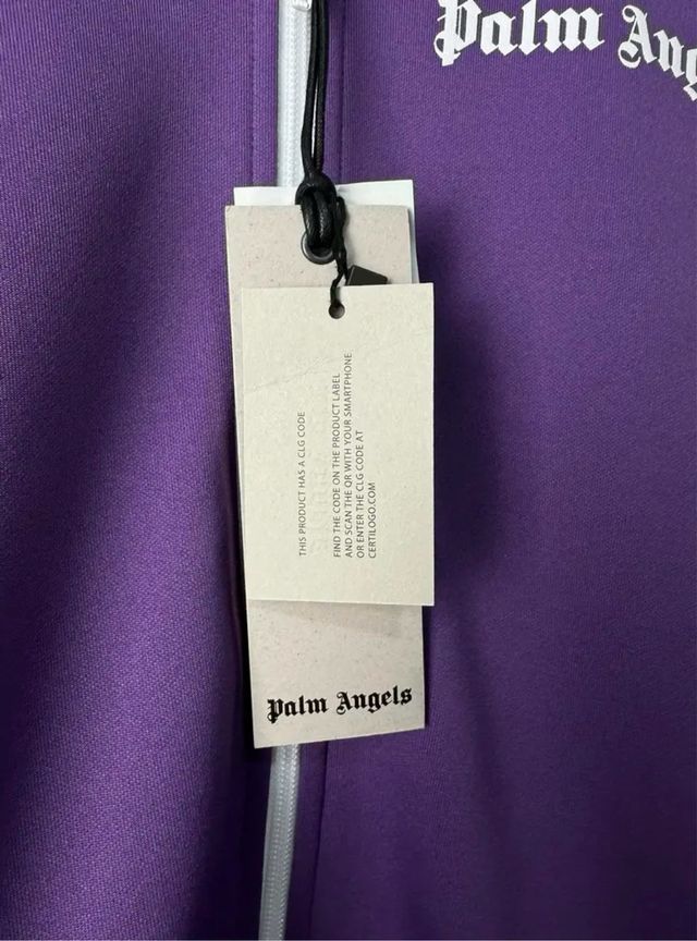 Felpa viola Palm Angels