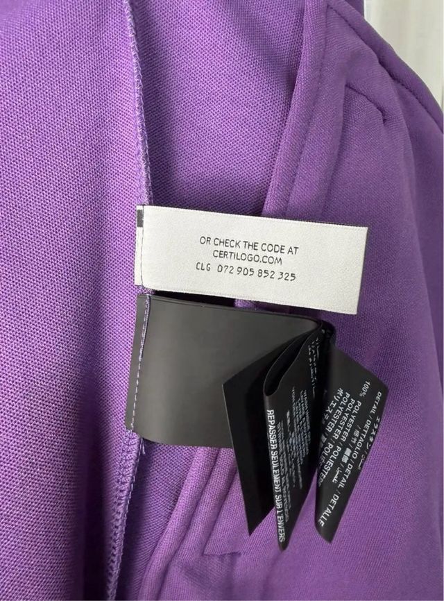 Felpa viola Palm Angels