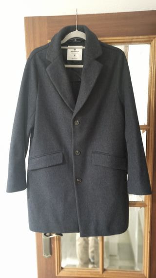 Abrigo textura gris Springfield Talla M Hombre