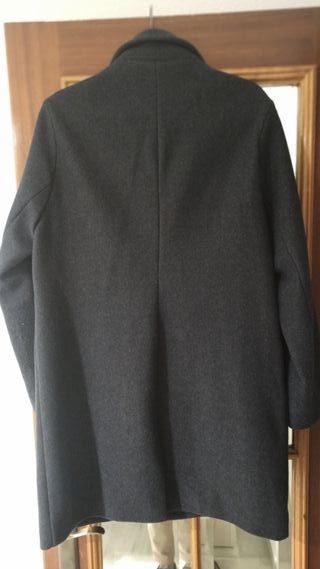 Abrigo textura gris Springfield Talla M Hombre