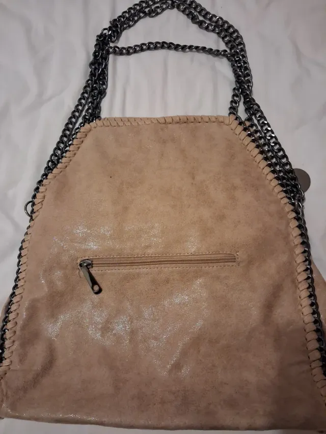 Bolso Beige Cadena