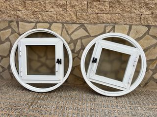 Ventanas redondas blancas