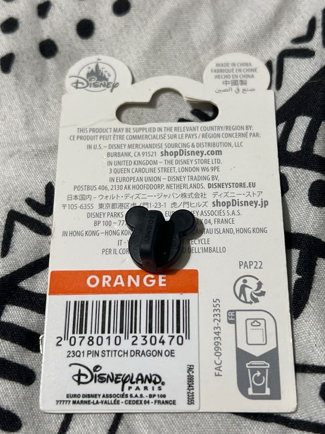 Pin Stitch Maléfica Disney Paris