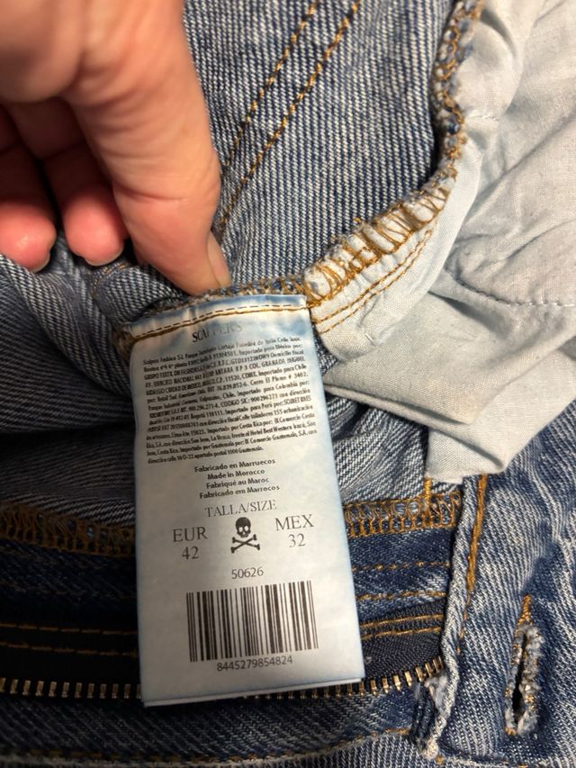 Vaqueros Scalpers Wideleg Tiro Alto