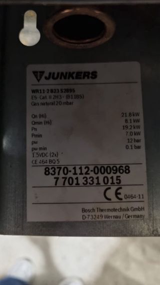 Termo Junkers 11L Automático