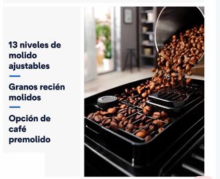 Nueva Cafetera Delonghi Automática depósito leche