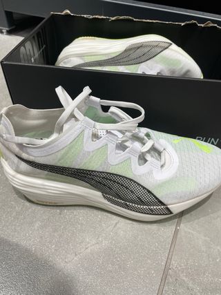 Zapatillas Puma Nitro Elite Run 75 W Verde/Blanco