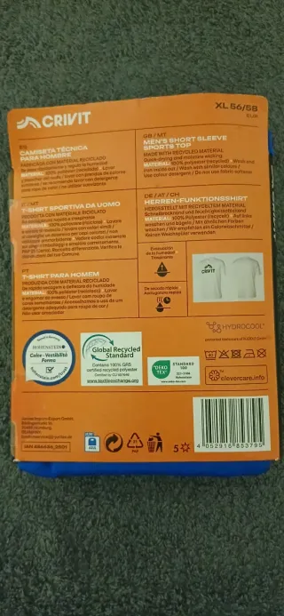 T-shirt tecnica XL da uomo Crivit