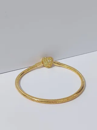 Pulsera Pandora Corazón Talla 18