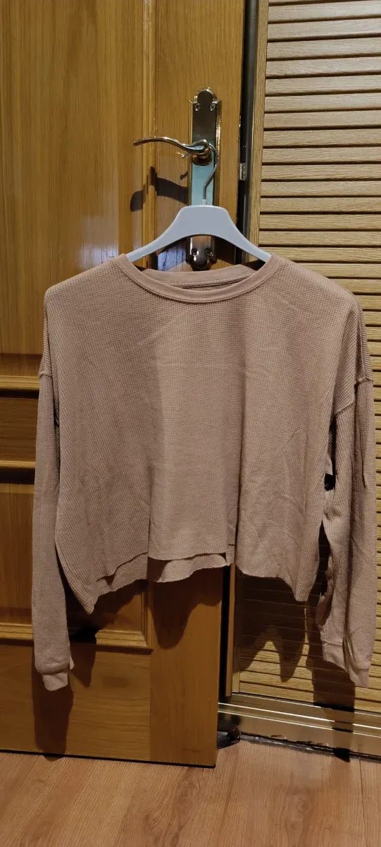 Jersey fino corto Pull and Bear color rosado