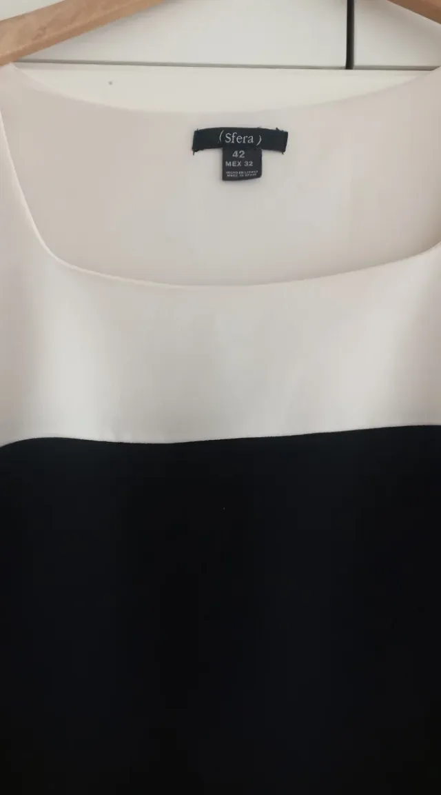 Vestido Sfera Negro y Blanco