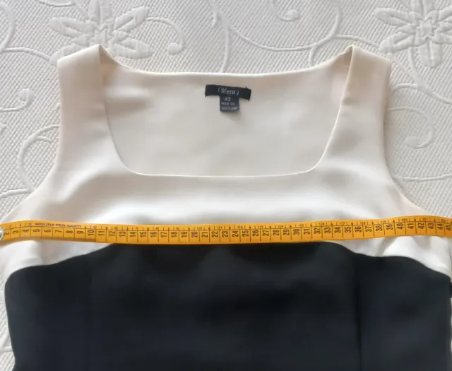 Vestido Sfera Negro y Blanco