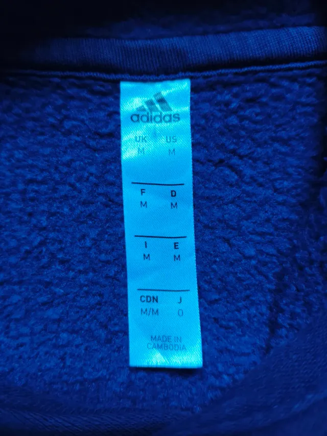 Sudadera Adidas Azul Marino Original