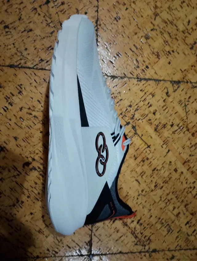 Zapatos olimpikus Blancos y Naranja Sin Caja
