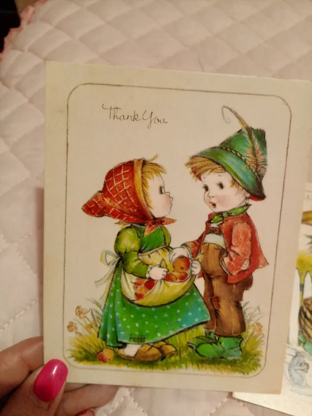 Set 3 Cartoline Vintage Illustrate