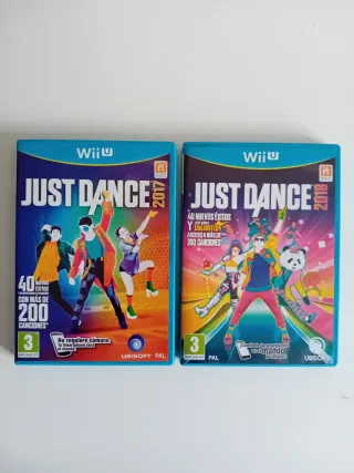 Just Dance 2017 y 2018 Wii U