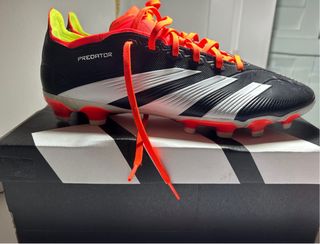 Botas de fútbol Adidas Predator Negras/Naranjas