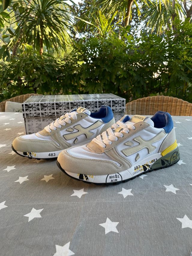 Zapatillas Premiata 44 Azul/Blanco