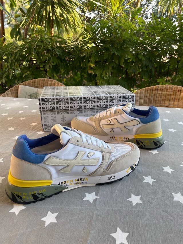 Zapatillas Premiata 44 Azul/Blanco