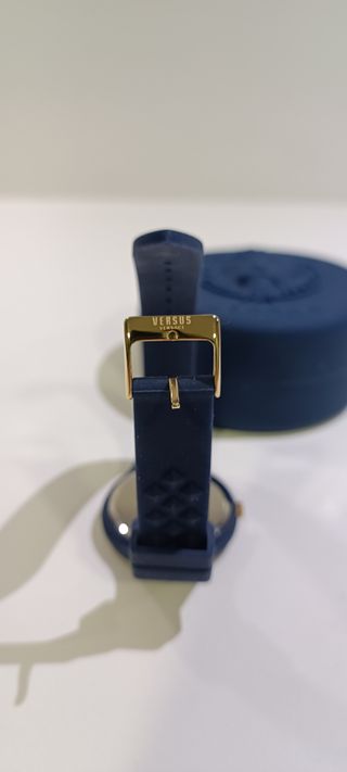 Reloj Versus Versace Unisex Azul y Dorado