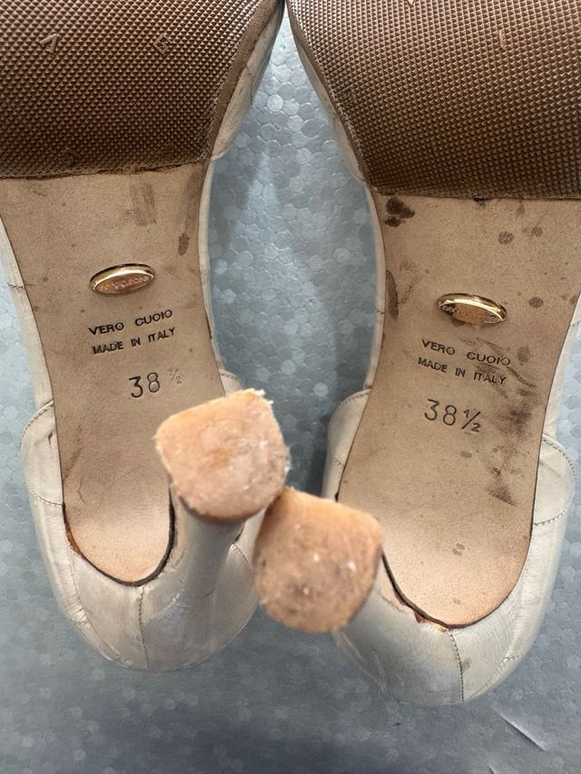 Sergio Rossi Décolleté Beige Donna