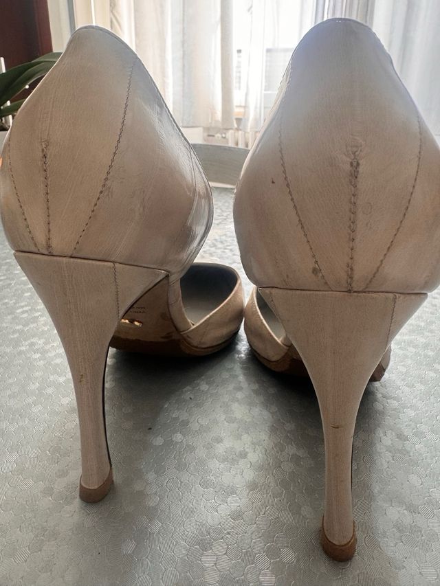 Sergio Rossi Décolleté Beige Donna