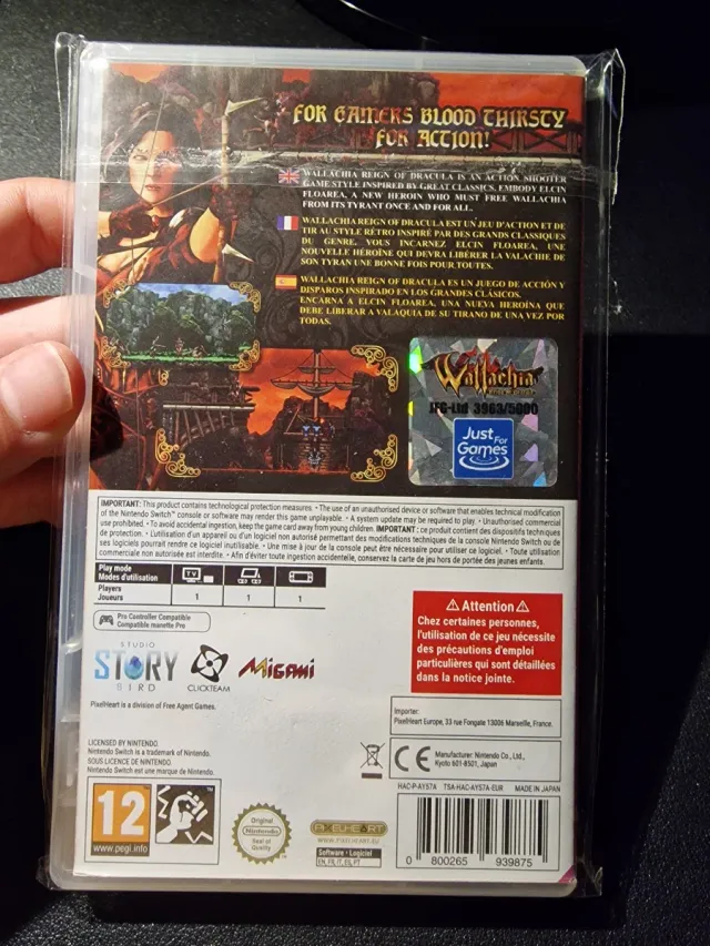 Wallachia Reign of Dracula Nintendo Switch