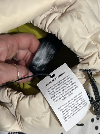 Bolso Tous tela beige multicolor