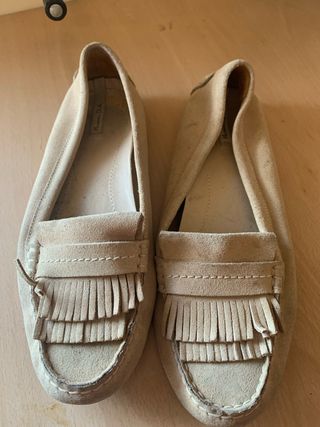 Zapatos Massimo Dutti Beige