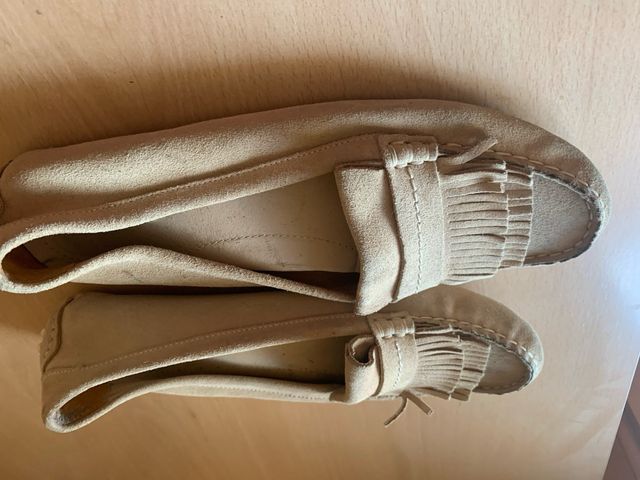 Zapatos Massimo Dutti Beige