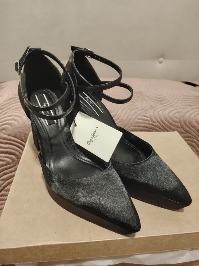 Zapatos de Tacón Plataforma Pepe Jeans Negros