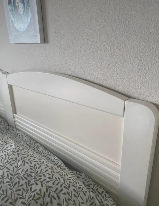 Cabecero Cama Blanco Madera 90