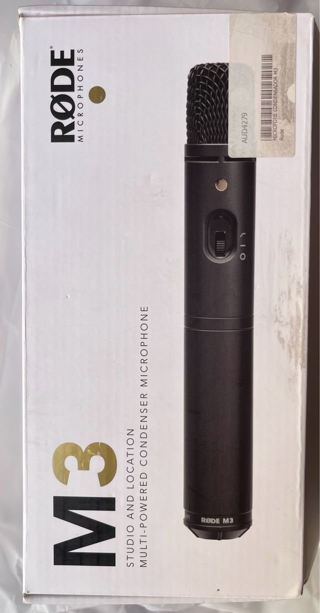 Micrófono Rode M3 para voces e instrumentos