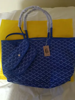 Bolso Goyard Azul Klein Mediano 28*15*34 cm