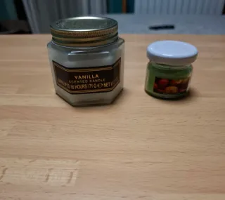 2 Candele Profumate Mela e Vaniglia