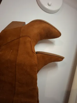 Botas camperas altas camel