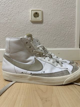 Nike Blazer Talla 40 Gris Blanco