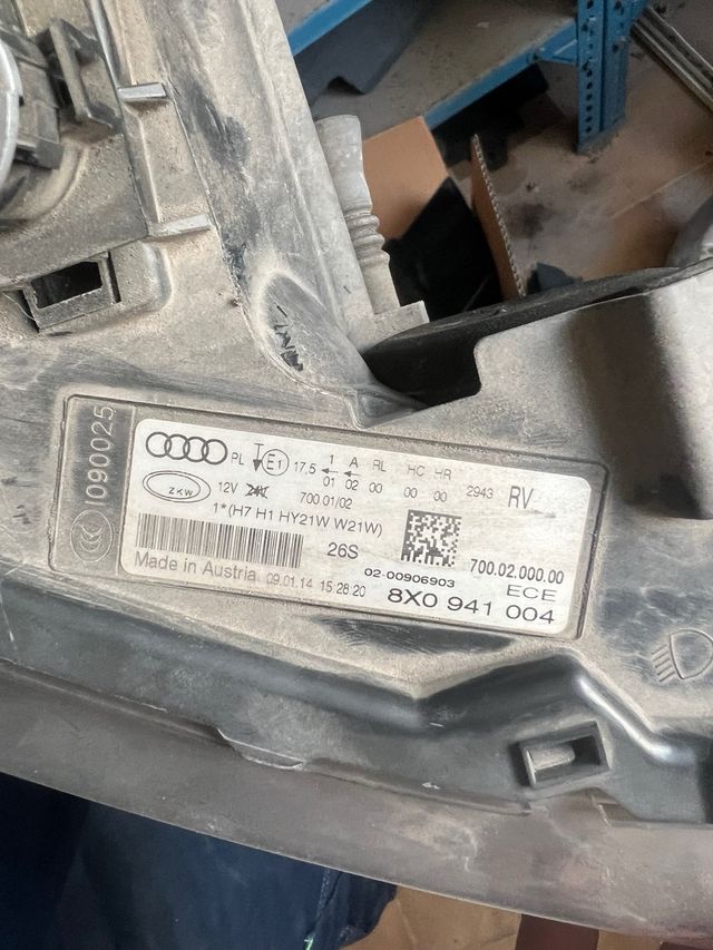 Faro Delantero Derecho Audi A1