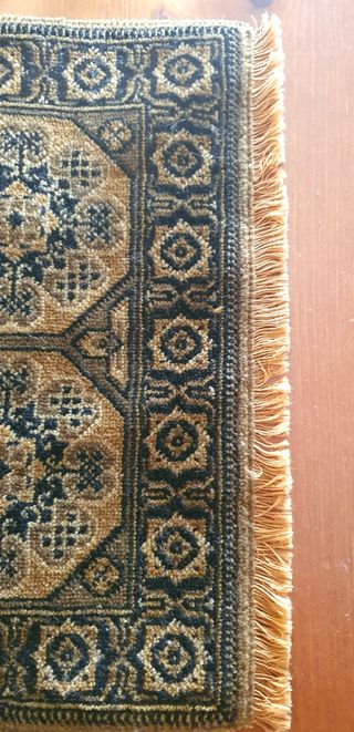 Antico Tappeto persiano decorativo centrotavola