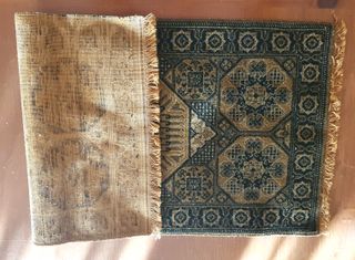 Antico Tappeto persiano decorativo centrotavola