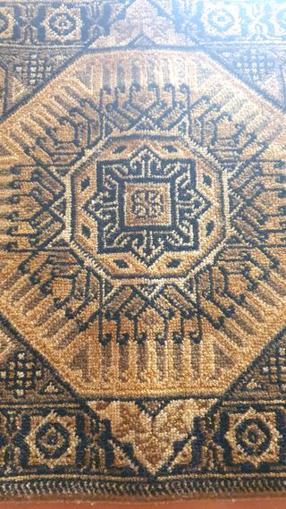 Antico Tappeto persiano decorativo centrotavola