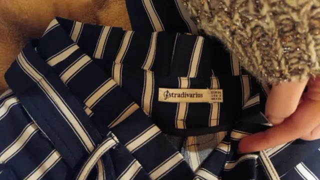 Pantaloni eleganti a righe