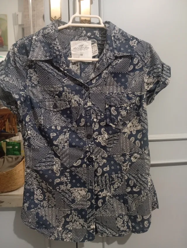 Camisa H&M Estampada Talla S