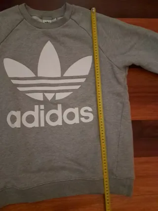 Sudadera Adidas Vintage Gris