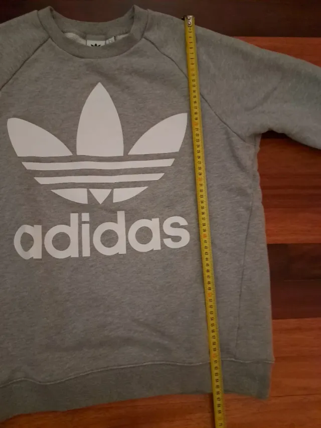 Sudadera Adidas Vintage Gris