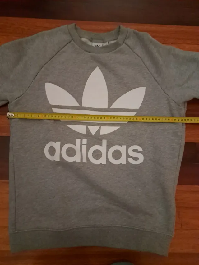 Sudadera Adidas Vintage Gris