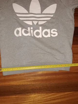 Sudadera Adidas Vintage Gris
