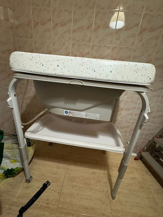 Bañera cambiador para bebé
