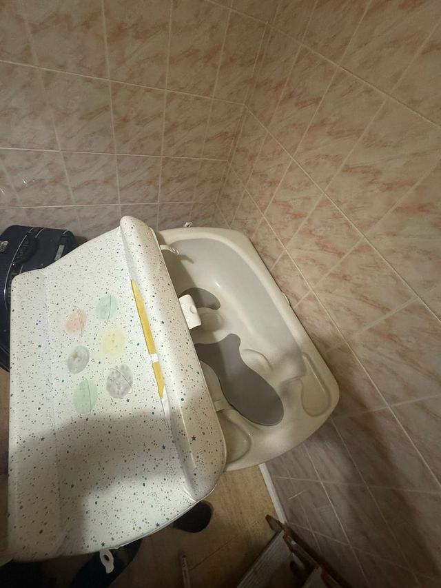 Bañera cambiador para bebé